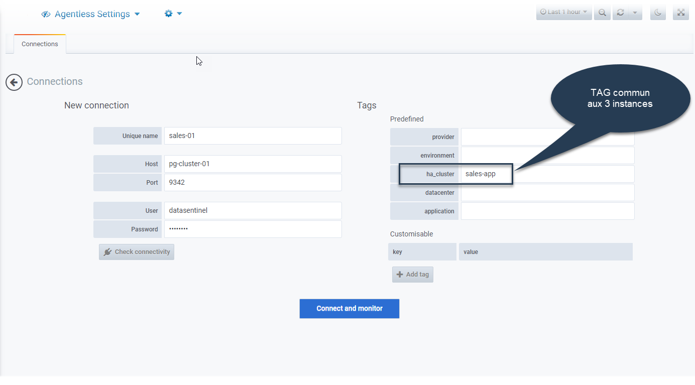 AgentLess configuration